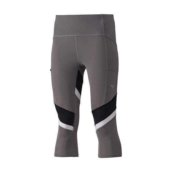 Mizuno Core ¾ Löpar Tights Dam Grå | 849365PVN