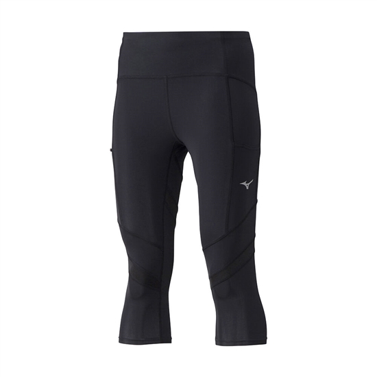 Mizuno Core ¾ Löpar Tights Dam Svarta | 612348HLS