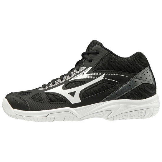 Mizuno Cyclone Speed 2 Mid Volleybollskor Dam Svarta Vita Mörkgrå | 627513AWH