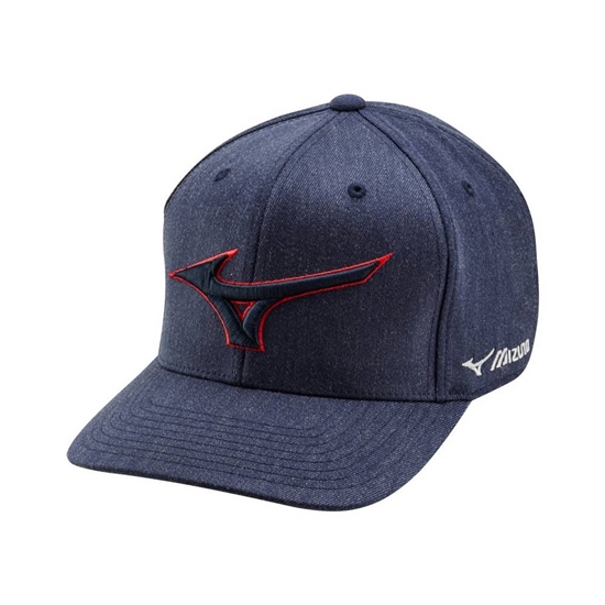 Mizuno Diamond Snapback Baseball Hatt Dam Marinblå Röda | 561940SRH