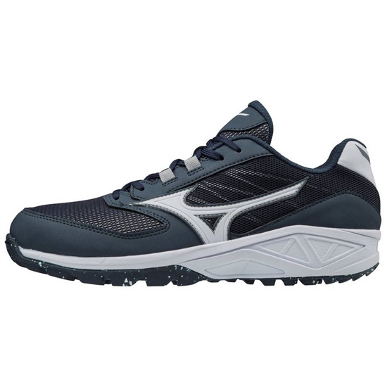 Mizuno Dominant All Surface Low Turf Baseball Skor Herr Marinblå Vita | 457362TCR