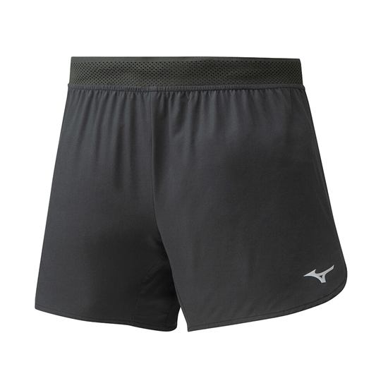 Mizuno ER 4.5 2in1 Löpar Shorts Dam Svarta | 325409NGR