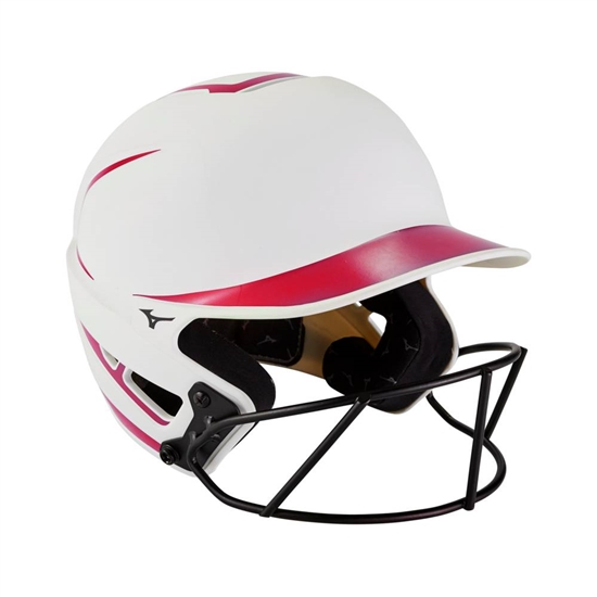 Mizuno F6 Fastpitch Softball Batting Helmet Dam Vita Röda | 137205ZCM