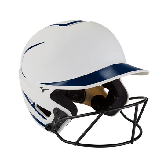 Mizuno F6 Fastpitch Softball Batting Helmet Dam Vita Marinblå | 187426VJE