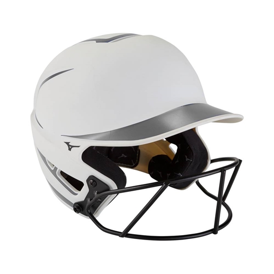 Mizuno F6 Fastpitch Softball Batting Helmet Dam Vita Grå | 901375FOK