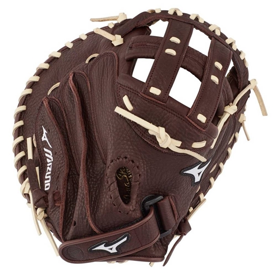 Mizuno Franchise Series Fastpitch Softball Catchers Mitt 34" Catchers Mitt Dam Kaffe Silver | 724965QRX