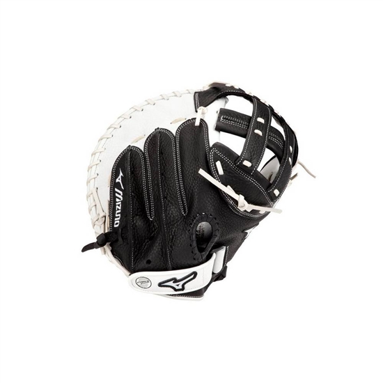 Mizuno Franchise Series Fastpitch Softball Catchers Mitt 34" Catchers Mitt Dam Svarta | 869175IFV