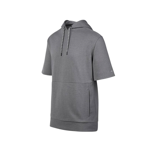 Mizuno Game Time Korta Sleeve Hoodie Herr Grå | 046578OBZ