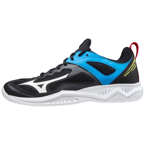 Mizuno Ghost Shadow Handbollsskor Dam Svarta Vita Blå | 174936TZW