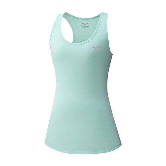 Mizuno Impulse Core Löpar Tank Tops Dam Gröna | 174902EAG