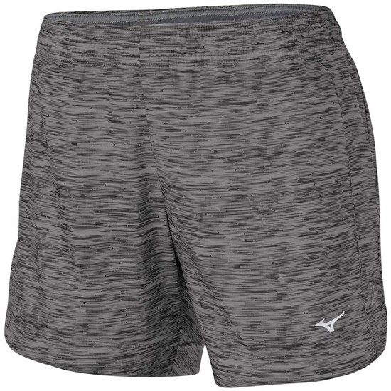 Mizuno Impulse Core Square 5.5" Printed Löpar Shorts Dam Svarta | 432857FNZ