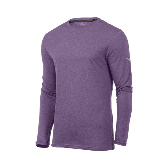 Mizuno Inspire Long Sleeve Blast Herr Lila | 509782MPJ