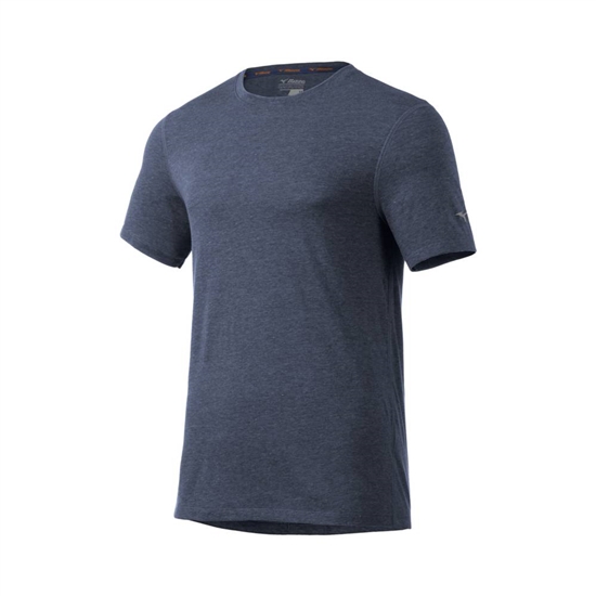 Mizuno Inspire T shirts Herr Indigo | 147092IPE