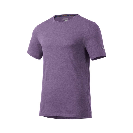 Mizuno Inspire T shirts Herr Lila | 480573ZOB