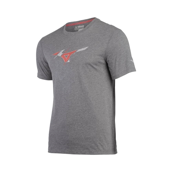 Mizuno Inspire Tryck T shirts Herr Svarta | 678309EKM