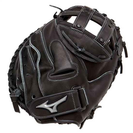 Mizuno Klassiska Series Fastpitch Softball Catchers Mitt 34.5" Catchers Mitt Dam Svarta | 873295XMN