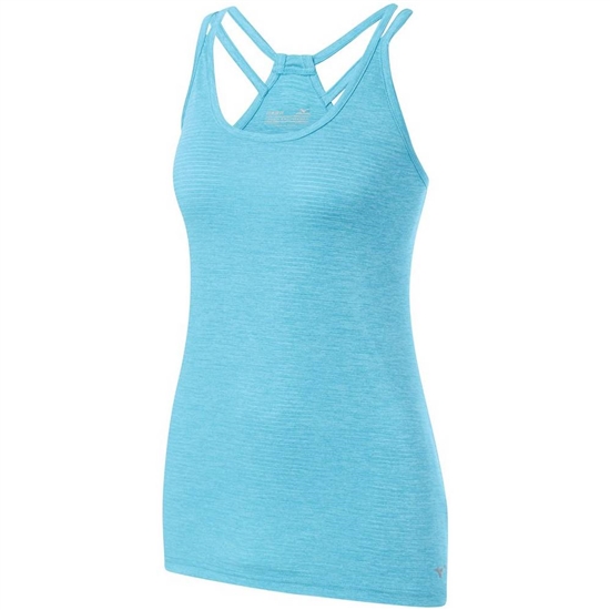 Mizuno Lyra Tank Tops Dam Blå Turkos | 156824AFZ