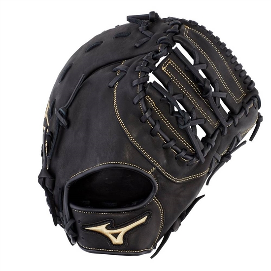 Mizuno MVP Prime Baseball First Base Catchers Mitt 12.5" Catchers Mitt Dam Svarta | 196527XYF