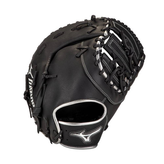 Mizuno MVP Prime SE Baseball First Base Catchers Mitt 12.5" Catchers Mitt Herr Svarta Silver | 328796YTA