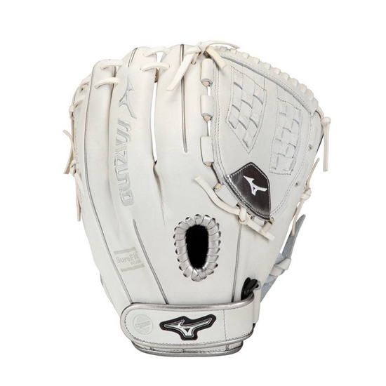 Mizuno MVP Prime SE Fastpitch Softball 12" Handskar Dam Vita Silver | 452986DCW