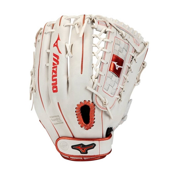 Mizuno MVP Prime SE Fastpitch Softball Glove 13" Handskar Dam Vita Röda | 293645QYM