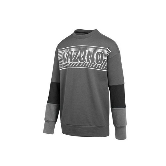 Mizuno MZ1 Tokyo Fleece Crew Blast Dam Grå Svarta | 746019DCZ