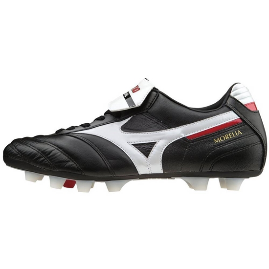 Mizuno Morelia II Made in Japan Fotbollskor Dam Svarta Vita | 801967CBD