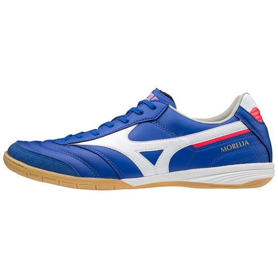 Mizuno Morelia Indoor Fotbollskor Herr Blå Vita | 945617PBW