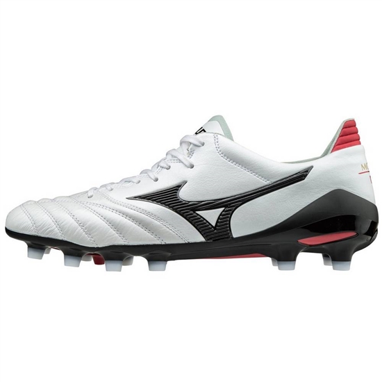 Mizuno Morelia Neo II Made in Japan Fotbollskor Dam Vita Svarta Röda | 860571WMC