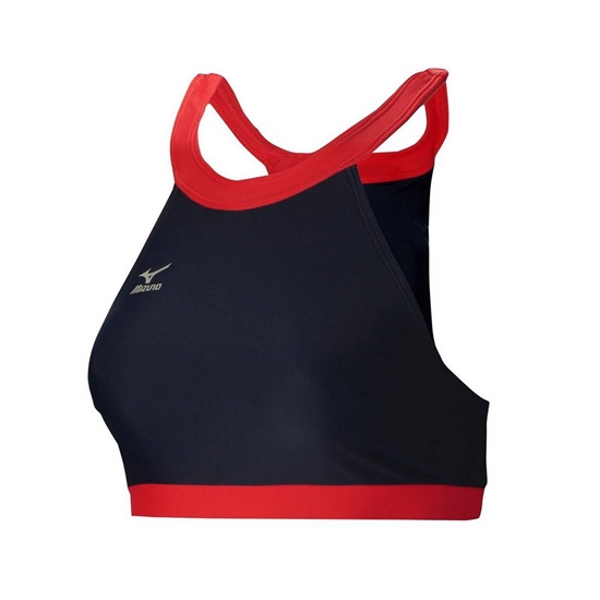 Mizuno Odyssey High Neck Blast Dam Marinblå Röda | 364172SAQ