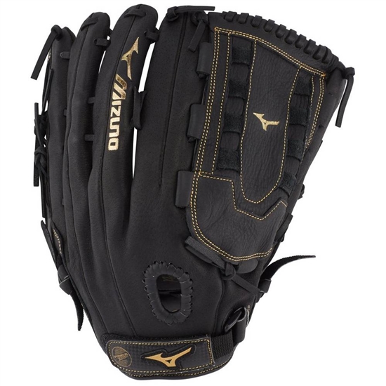 Mizuno Premier Series Slowpitch Softball 14" Handskar Dam Svarta Guld | 083516EYJ