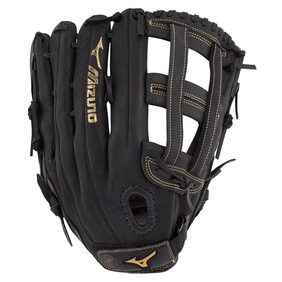 Mizuno Premier Series Slowpitch Softball 13" Handskar Dam Svarta Guld | 234685TSO