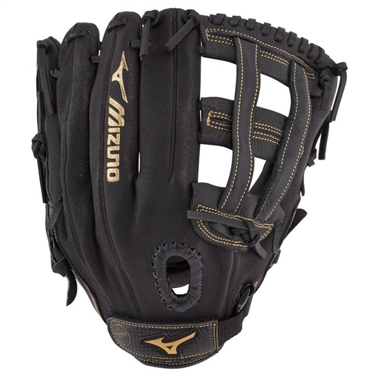 Mizuno Premier Series Slowpitch Softball 12" Handskar Herr Svarta Guld | 382417CRJ