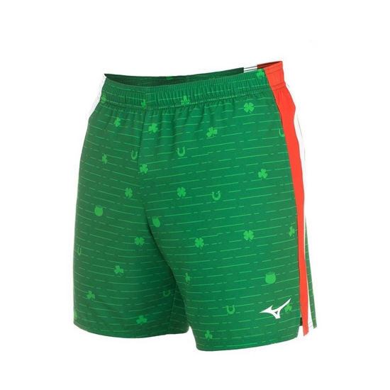 Mizuno Printable 7" Shorts Herr Gröna | 314658ALC