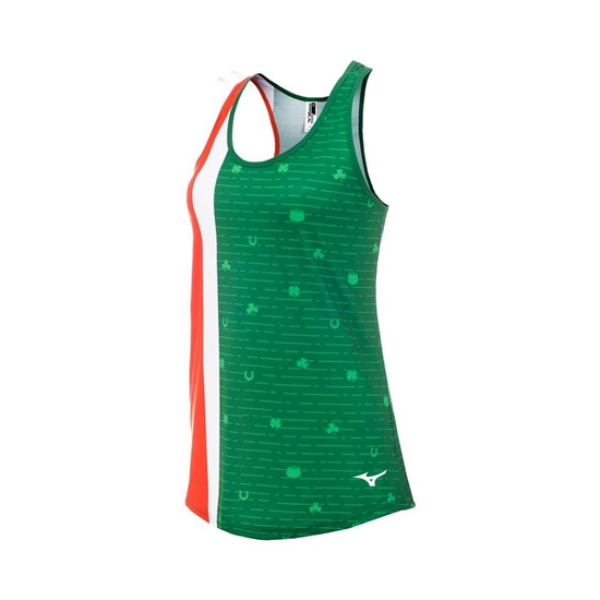 Mizuno Printable Tank Tops Dam Gröna | 704392DSO