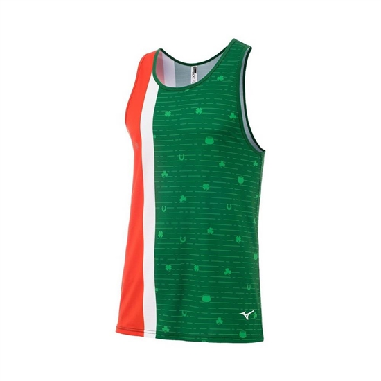 Mizuno Printable Tank Tops Herr Gröna | 235648UZP