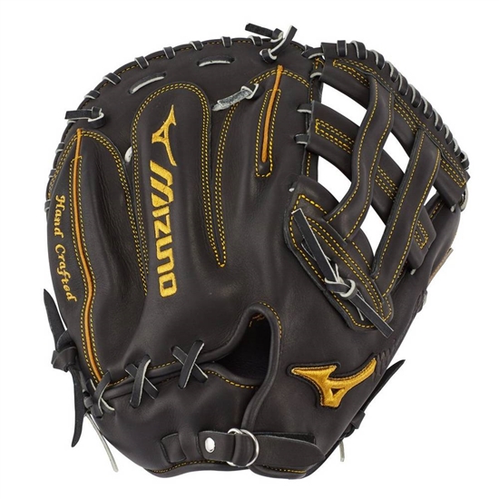 Mizuno Pro Baseball First Base 13" Catchers Mitt Dam Svarta | 521784JPL