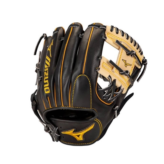 Mizuno Pro Infield Baseball Glove 11.5" Handskar Dam Svarta | 164378AWR