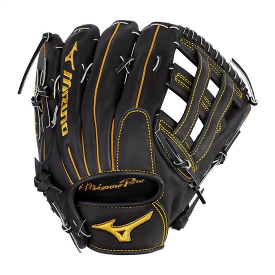 Mizuno Pro Infield Baseball Glove 11.75" Handskar Herr Mörksvarta | 270349GNZ