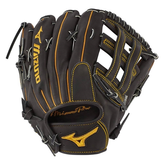 Mizuno Pro Outfield Baseball Handskar Herr Mörksvarta | 309157GEA