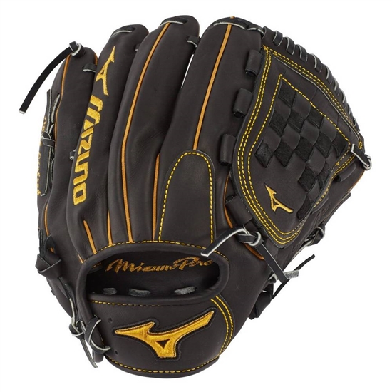 Mizuno Pro Pitcher's Baseball 12" Deep Pocket Handskar Herr Svarta | 780951BJK