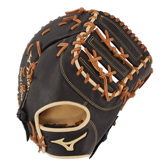 Mizuno Pro Select Baseball First Base 12.5" Catchers Mitt Dam Svarta | 695307JEC