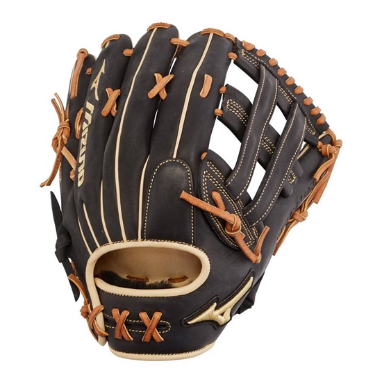 Mizuno Pro Select Outfield Baseball Glove 12.75" Handskar Dam Mörksvarta | 948123DNK