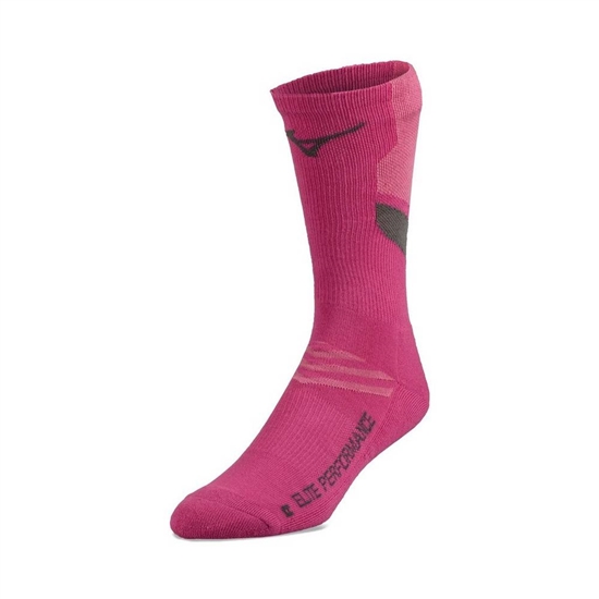 Mizuno RUNBIRD Crew Volleyball Strumpor Dam Rosa | 280431REI