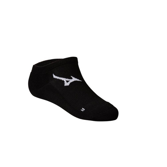 Mizuno RUNBIRD No Show Strumpor Dam Svarta | 493286FKC