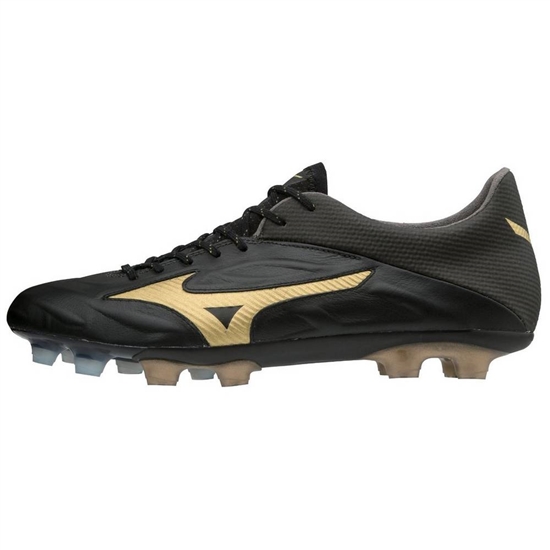 Mizuno Rebula 2 V1 Made in Japan Fotbollskor Herr Svarta Guld | 254830GOS