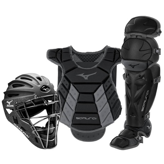 Mizuno Samurai Boxed Set 13-14" Catchers Gear Dam Svarta Grå | 078631DJC