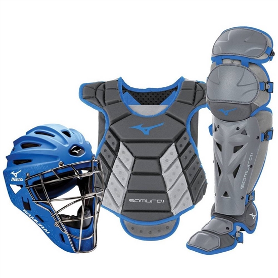 Mizuno Samurai Boxed Set 13-14" Catchers Gear Dam Grå Kungsblått | 720849SBH