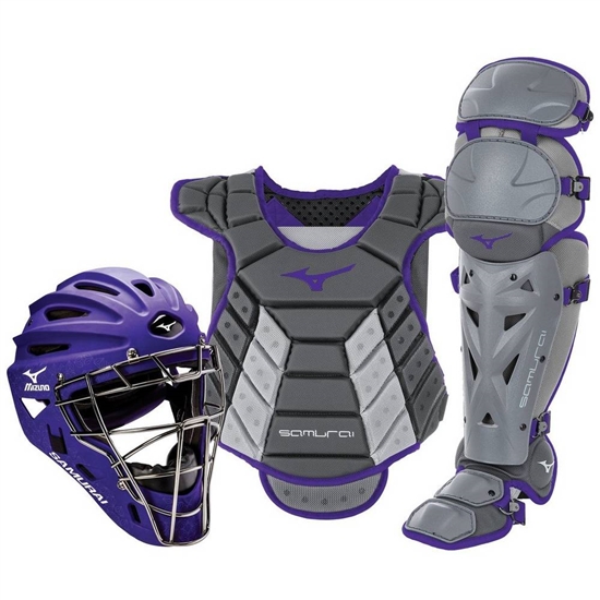 Mizuno Samurai Boxed Set 14-15" Catchers Gear Dam Grå Lila | 416798RWA