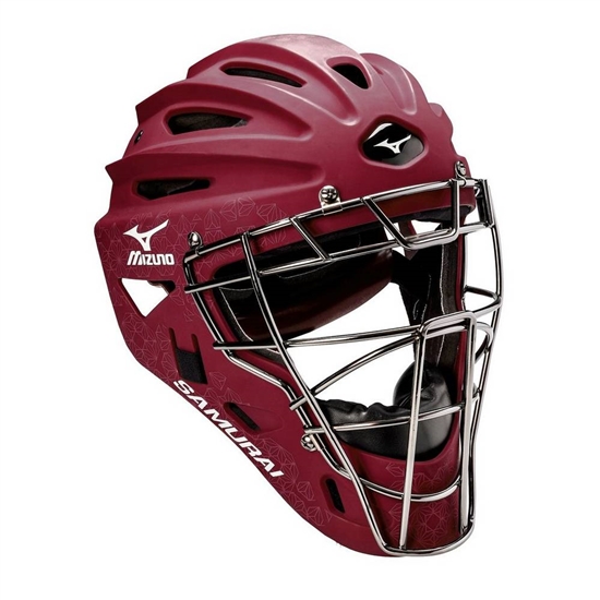 Mizuno Samurai Fastpitch Softball Catchers G4 Helmet Dam Vinröda | 970641XHO